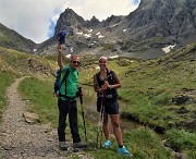 37 Piacevole incontro con Alice salita sul Pizzo Poris